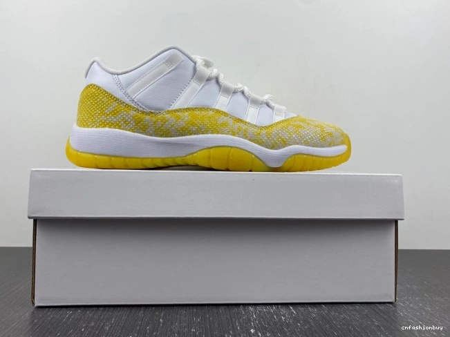 Snakeskin Air Low Jordan Yellow WMNS 11 AH7860-107 1014